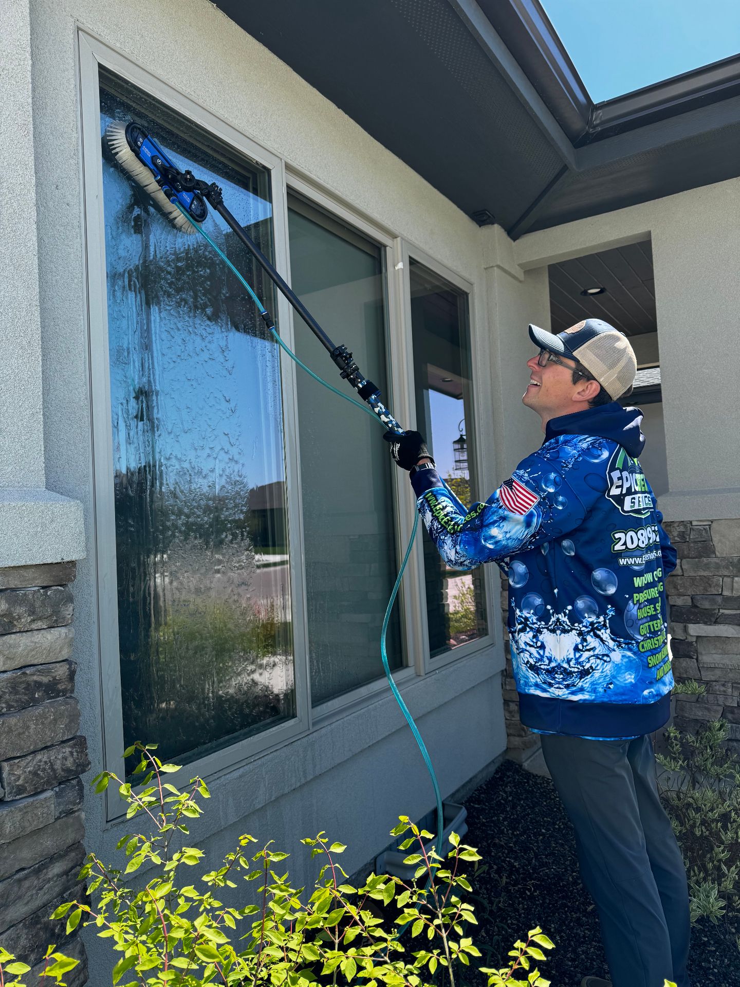 Professional window cleaning service in Kuna, Idaho - Downtown Kuna example 1